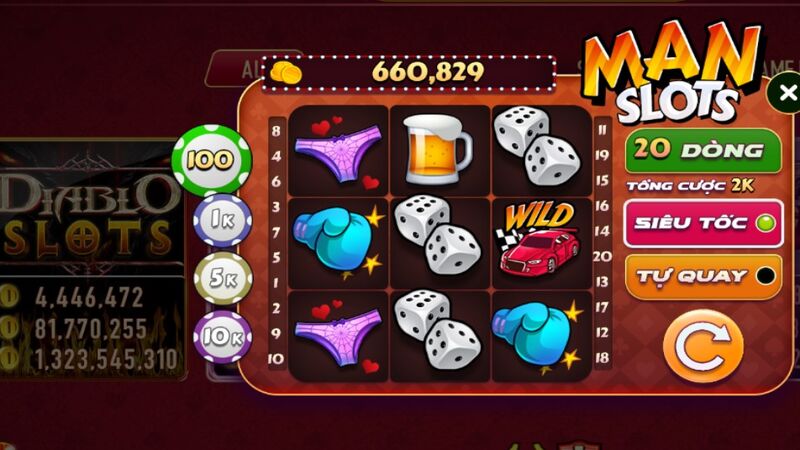 Tính năng đặc biệt trong man slots Man Club